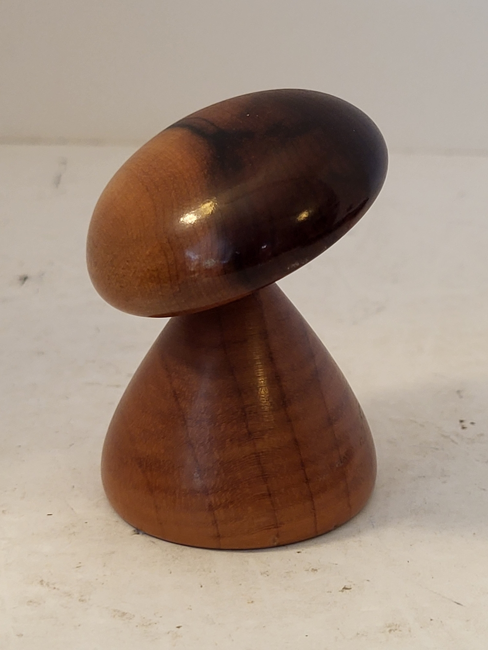 Vintage House Of Myrtlewood Mushroom Sculpture 3" Oregon